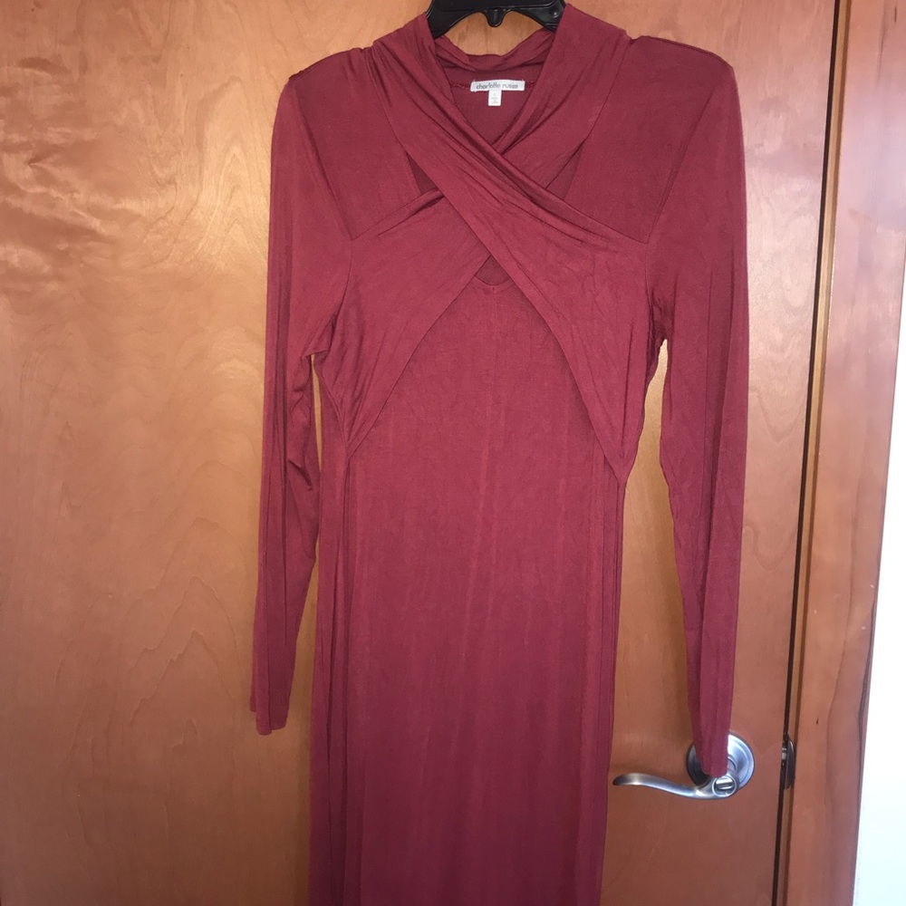 Long sleeve midi dress